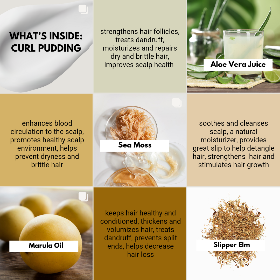 Sea Moss & Marula Oil Curl Pudding