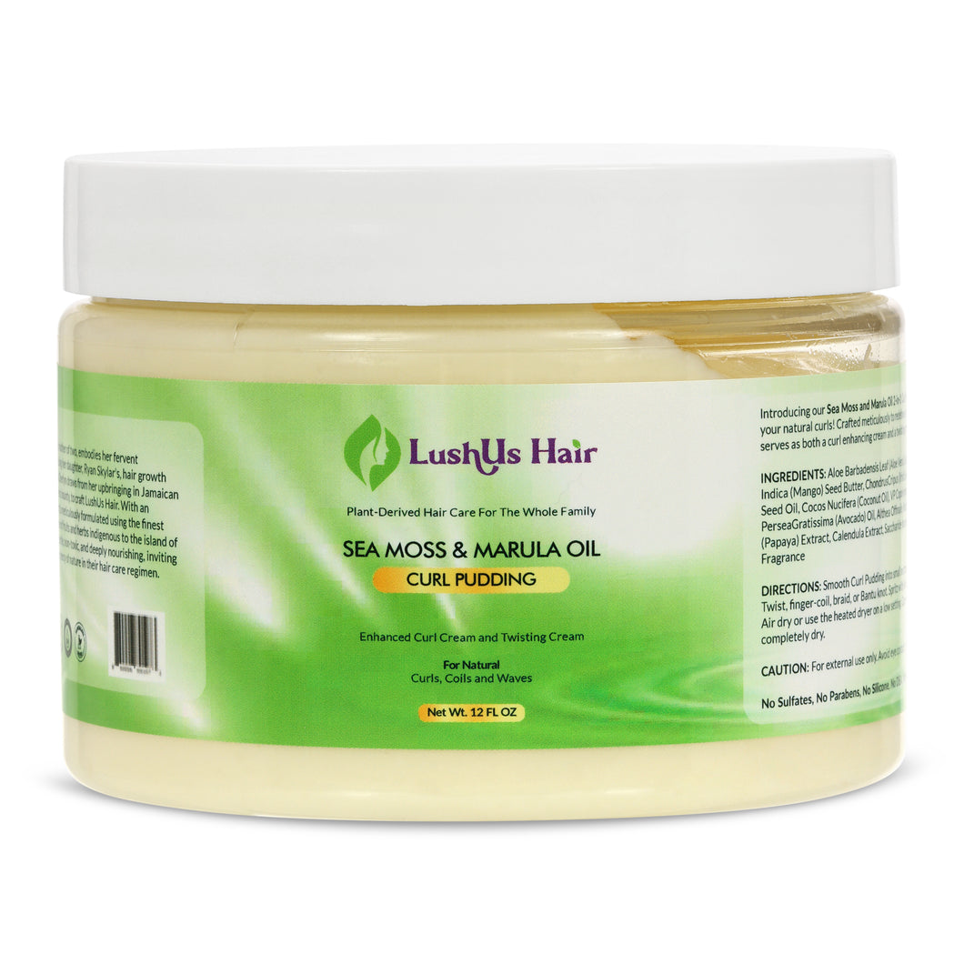 Sea Moss & Marula Oil 2-in-1 Enhanced Curl Cream & Twisting Cream
