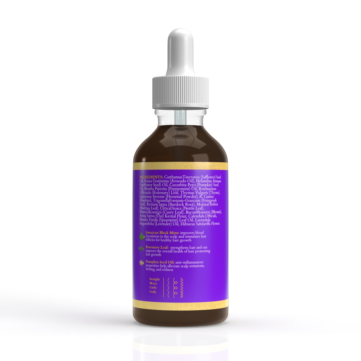 Jamaican Black Mint & Rosemary Scalp and Hair Elixir