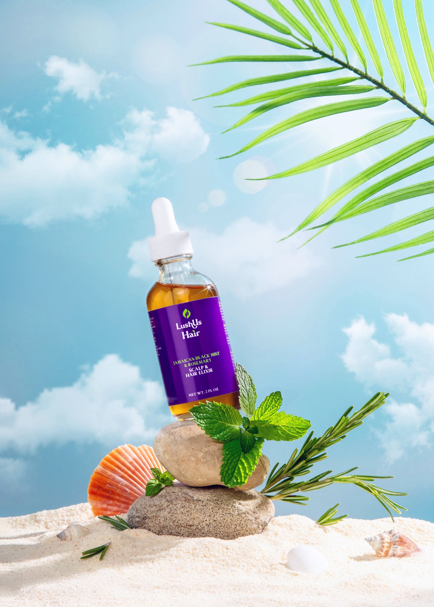 Jamaican Black Mint & Rosemary Scalp and Hair Elixir